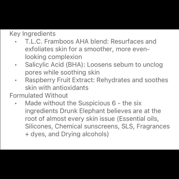 Drunk Elephant TLC Frambroos Glycolic Night Serum - Picture 5 of 5